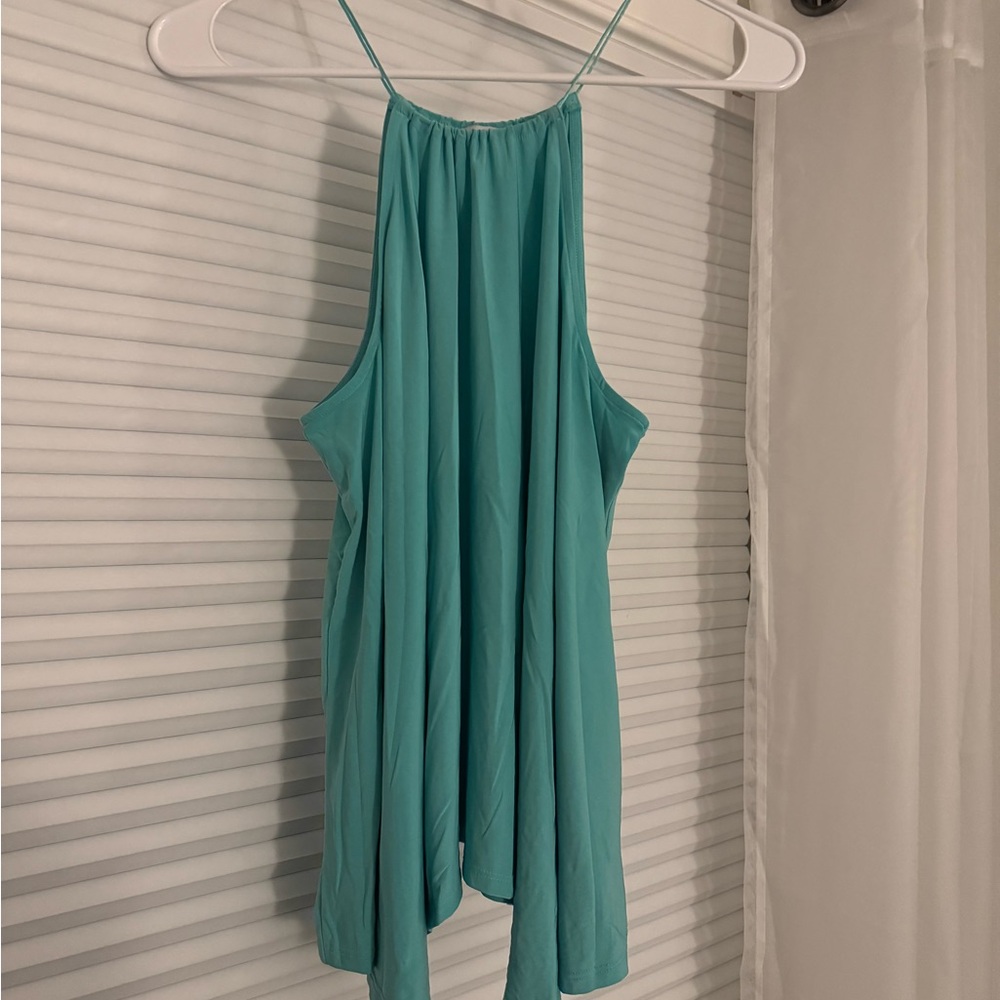 Express Aqua Sleeveless Top